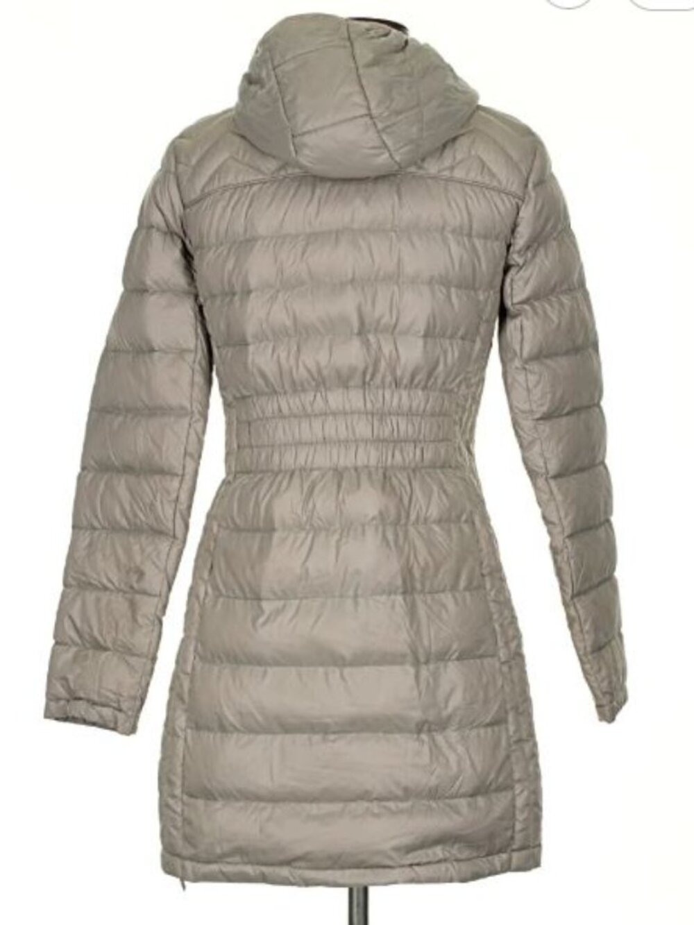 Michael Michael Kors Packable Down Fill Coat Winter Ski Jacket XS Tan Puffer - Picture 3 of 7